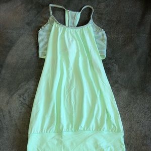 Mint green lululemon tank top
